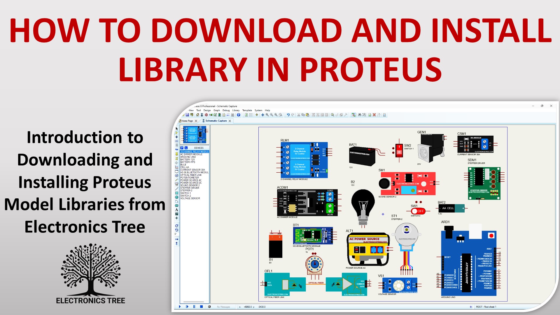 Read more about the article How to  Download and install Library in Proteus 8 | Easy and Step-by-Step Guide