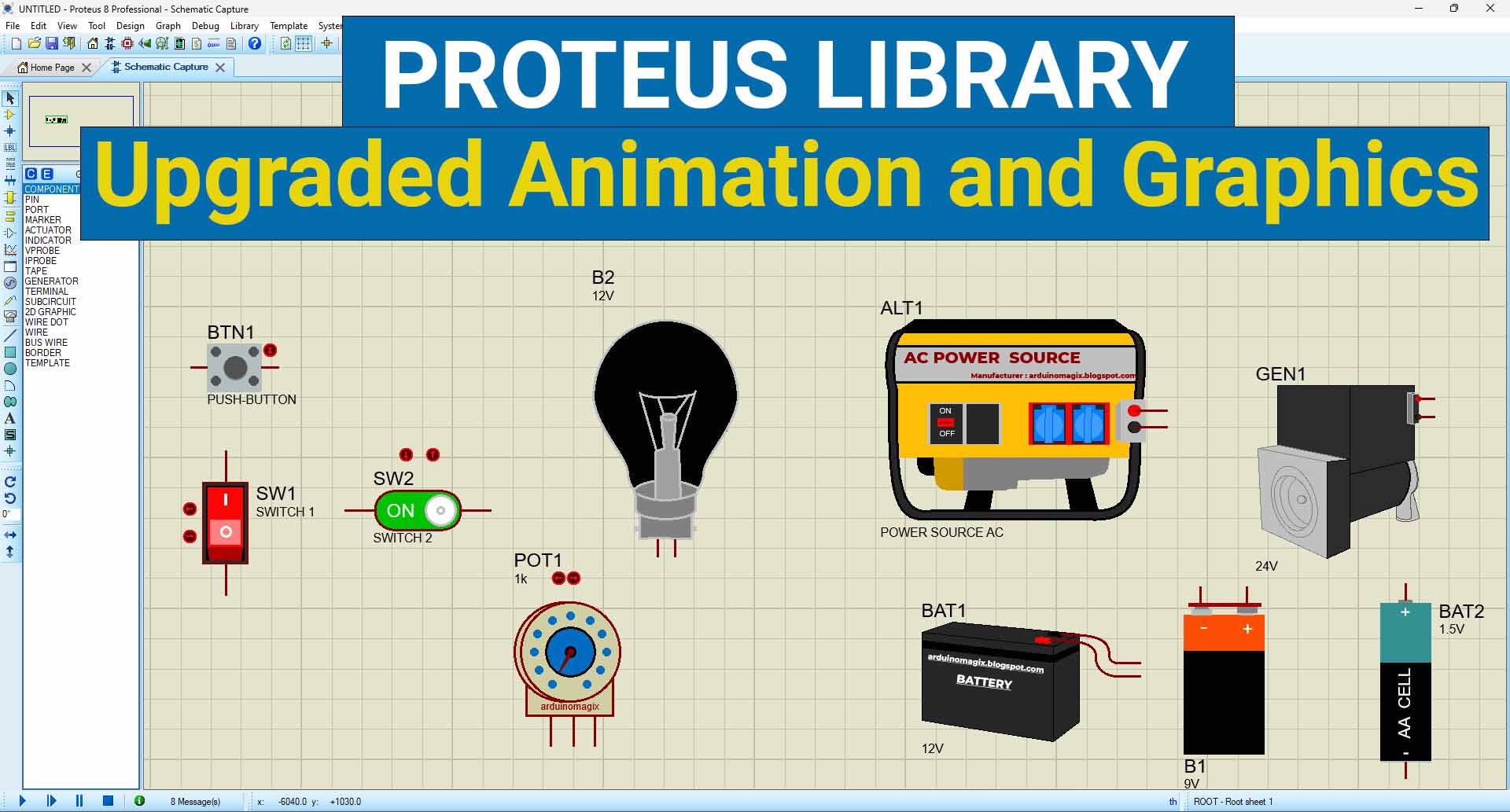 Read more about the article Free Proteus Library Model Resources  PACK 1: Download Now and Transform Your Projects!