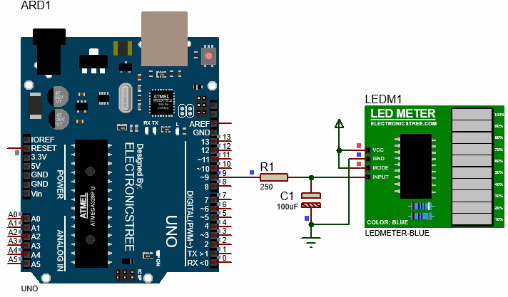 LED Meter Arduino Control