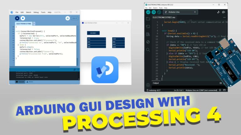 Arduino GUI Design with Processing4