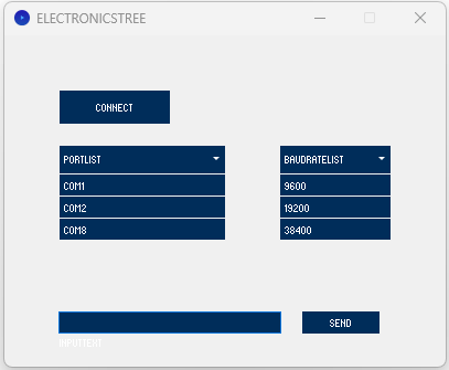 GUI Design for Arduino - Send Data with GUI Elements