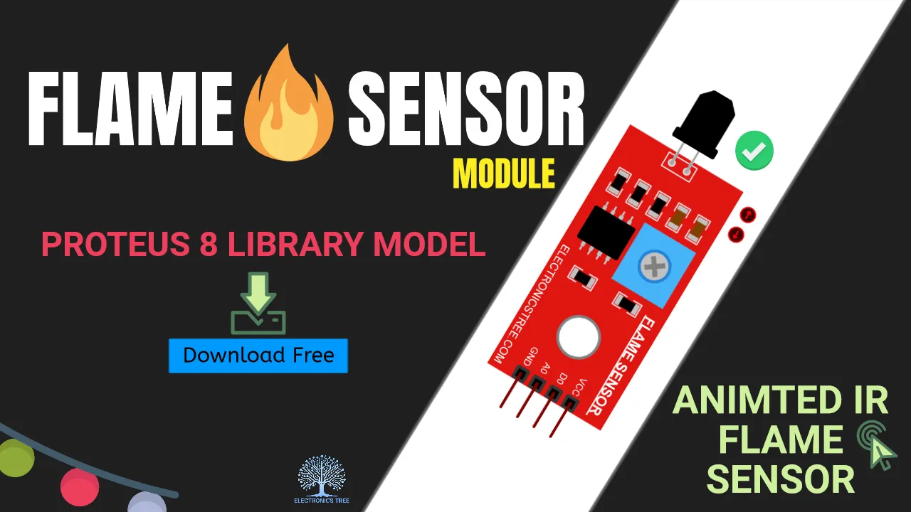 Read more about the article New Flame Sensor Module Proteus8  Library |  Download Free