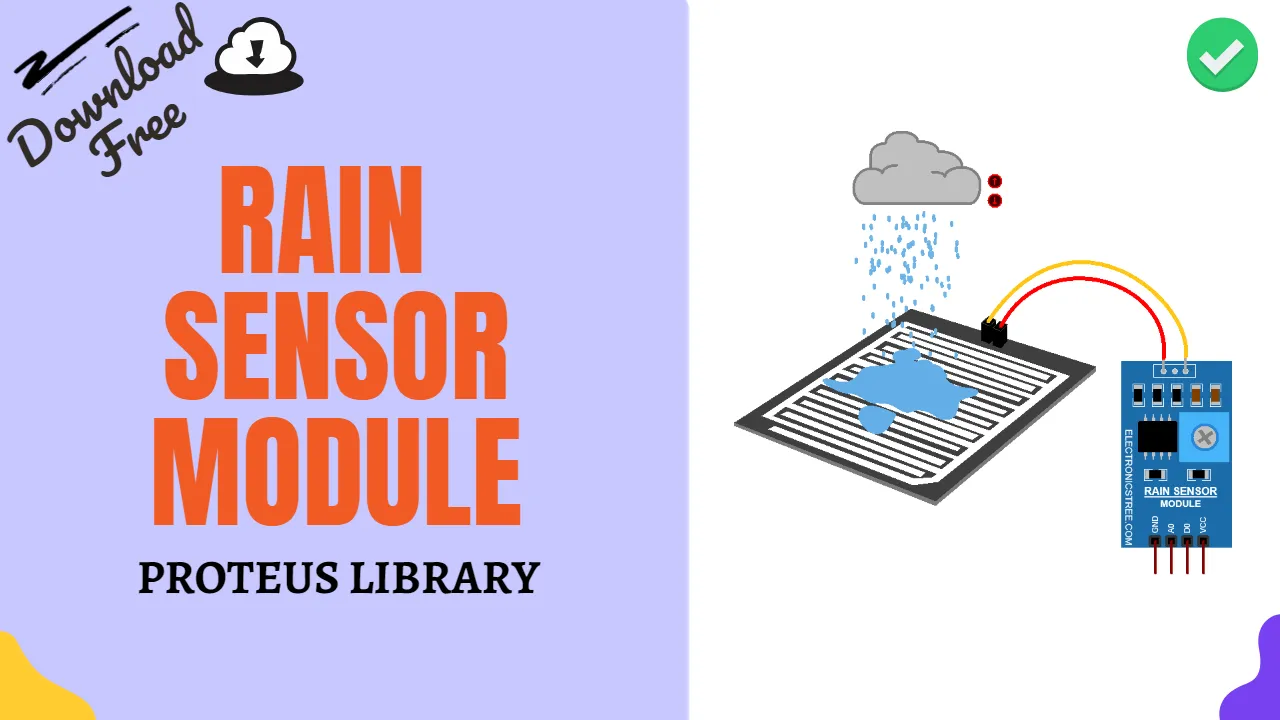Read more about the article New Rain Sensor Proteus 8 Library | Download Free