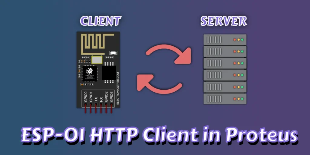 ESP-01 HTTP Client in Proteus | Easy Simulation Guide