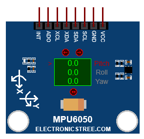 MPU6050 Proteus Simulation Model