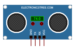 HCSR04 Ultrasonic Sensor Proteus ISIS Simulation Library