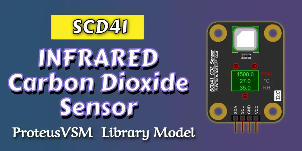 How to Add SCD41 CO2  Sensor Library in Proteus | Download Free